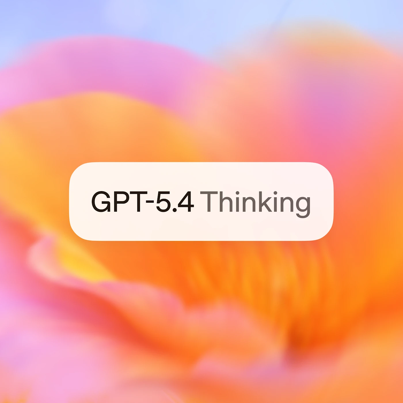 OpenAI GPT-5.4 Thinking 官方主视觉